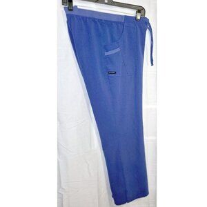 Jocky Brand Blue scrub pants w/ draw string, 4 Pockets. Size MED. (32" waist)